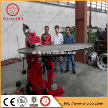 dished end flanging machine